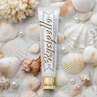 Its soothing, pearl-like texture gently polishes the teeth, helping to remove surface stains and prevent plaque buildup.