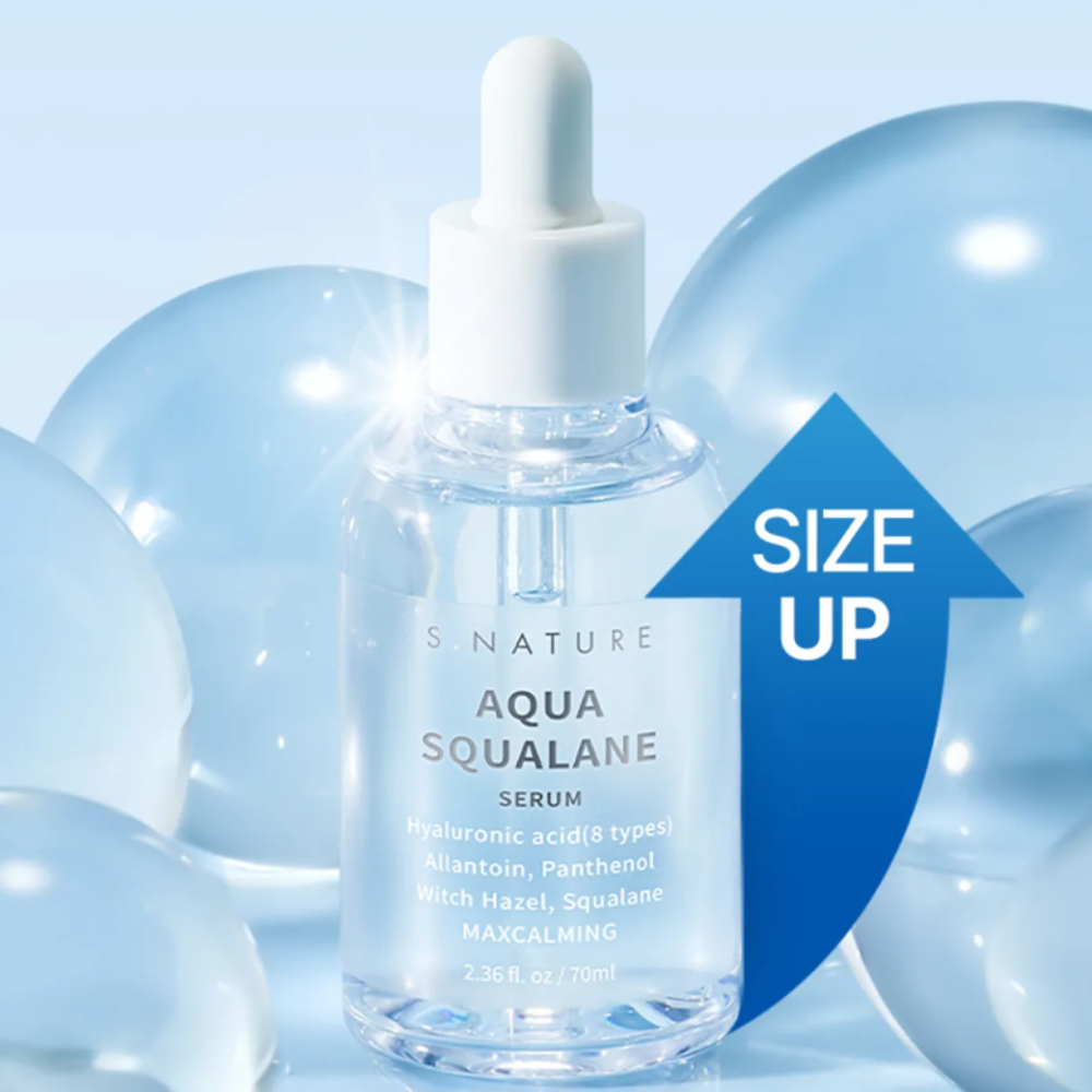 S.NATURE Aqua Oasis Hydrating Gel Cream 80ml + Squalane Serum 70ml