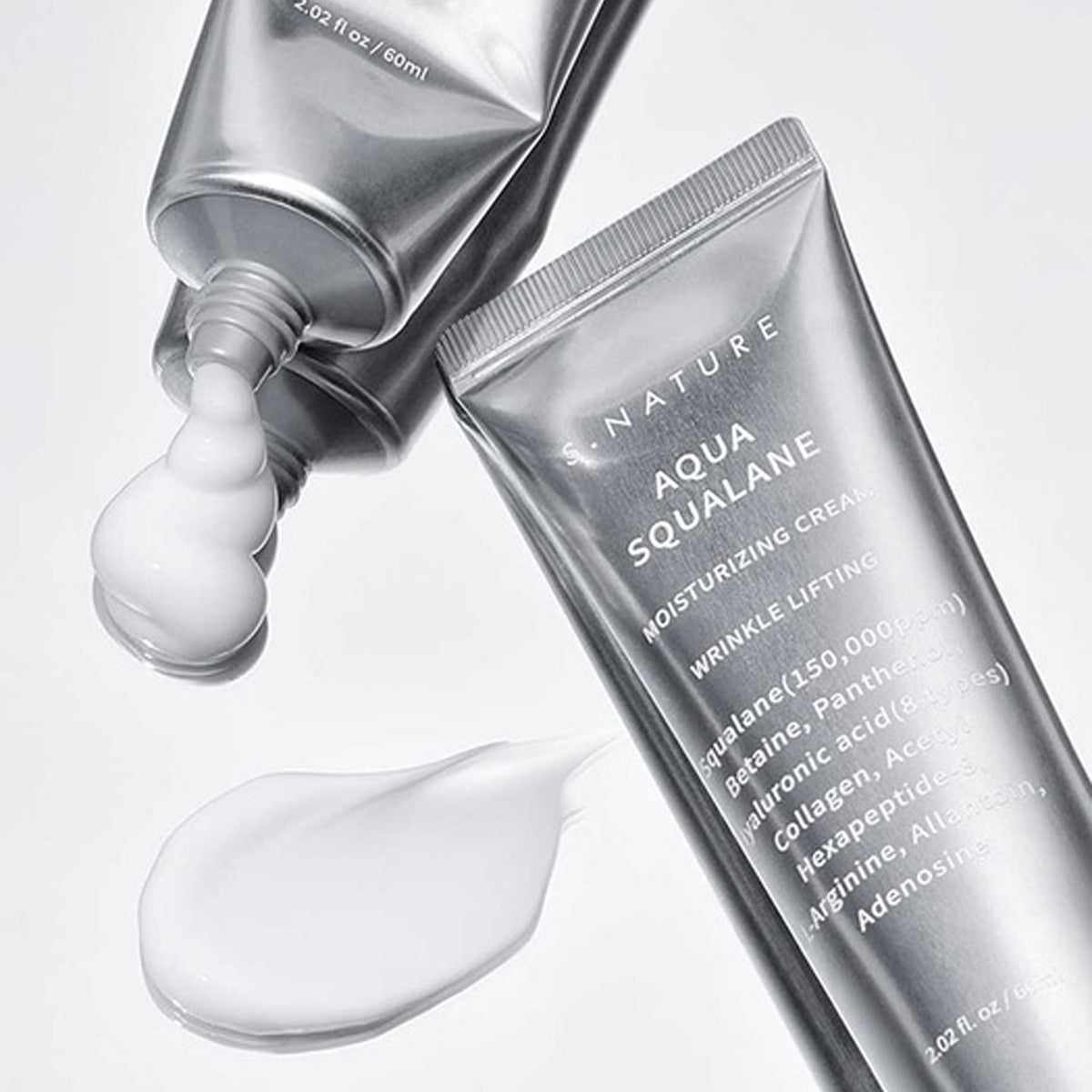 S.NATURE Aqua Squalane Best Set (Moisture Cream 60ml + Serum 50ml)