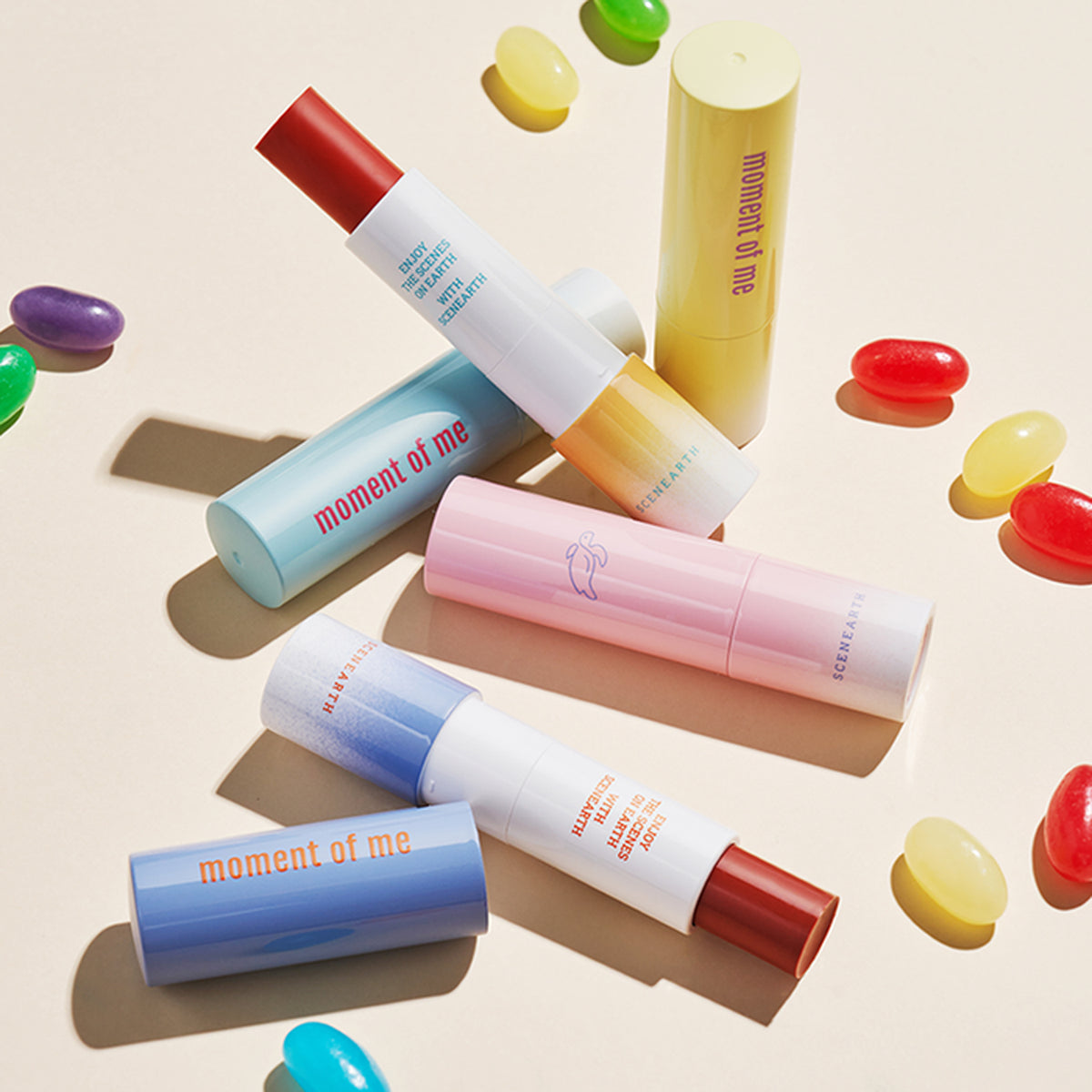 SCENEARTH Moment of Me Vegan Color Lip Balm 3.9g 5 colors