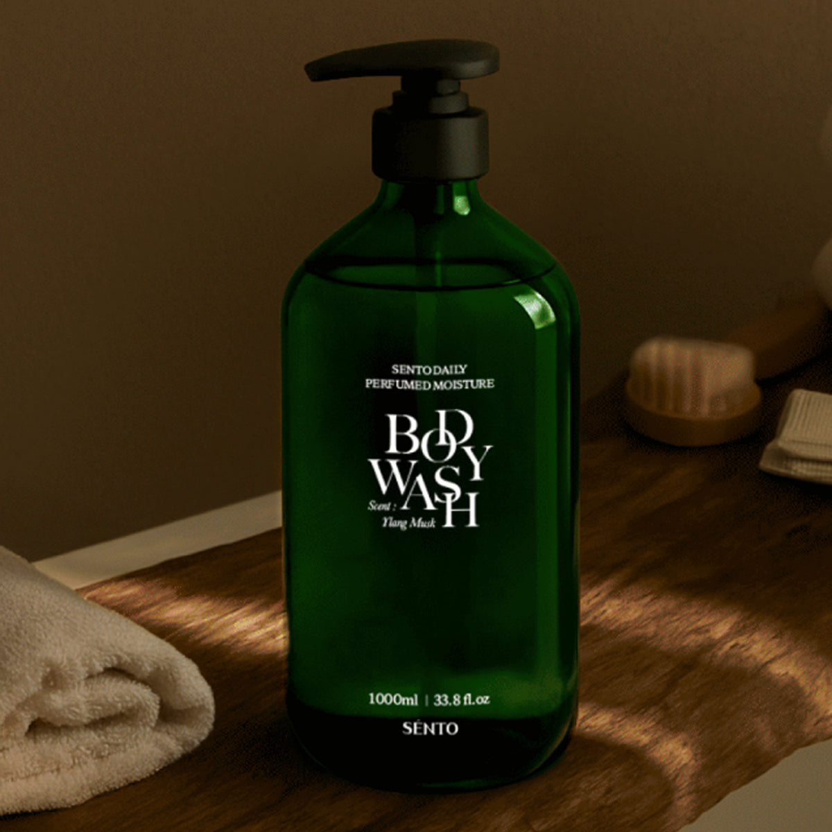 SENTO Daily Perfumed Moisture Body Wash (Ylang Musk Scent) 1,000ml x 2