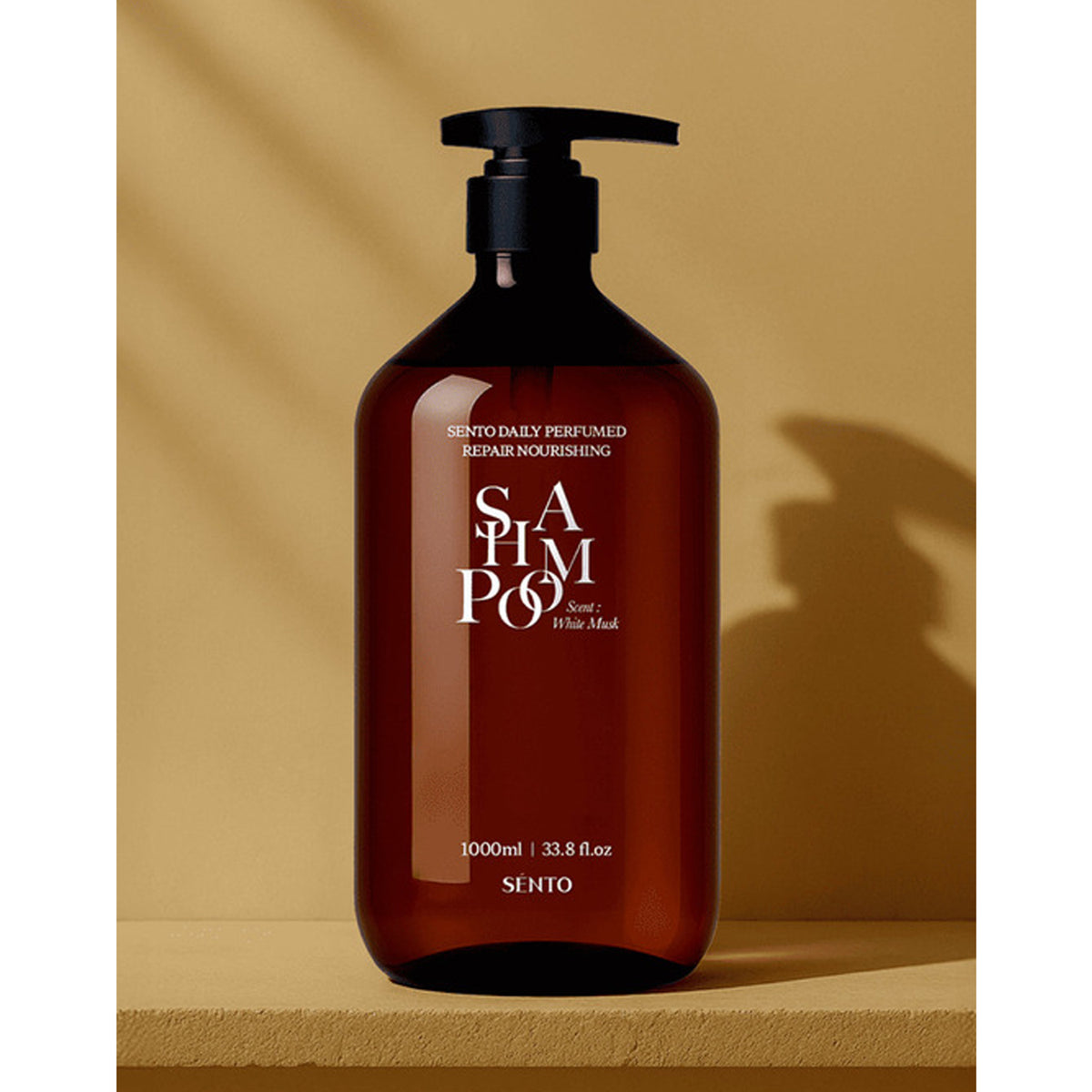 SENTO Daily Perfumed Repair Nourishing Shampoo (White Musk Scent) 1,000ml x 2