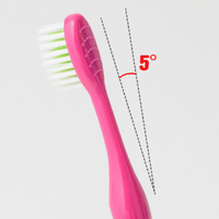 SENTO Junior Safe Deep Clean Ultra-Fine Bristle Kids Toothbrush (Step 3) - 12 Pack (Random Colors)