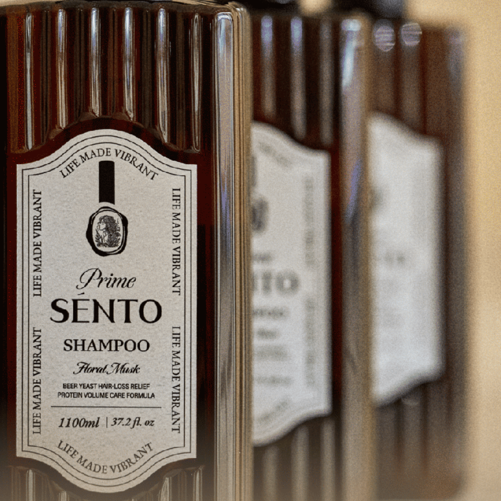 SENTO Prime 120,000PPM Brewer’s Yeast Anti-Hair Loss Protein Scalp Care Volume Shampoo (Floral Musk Scent) - 1,100ml