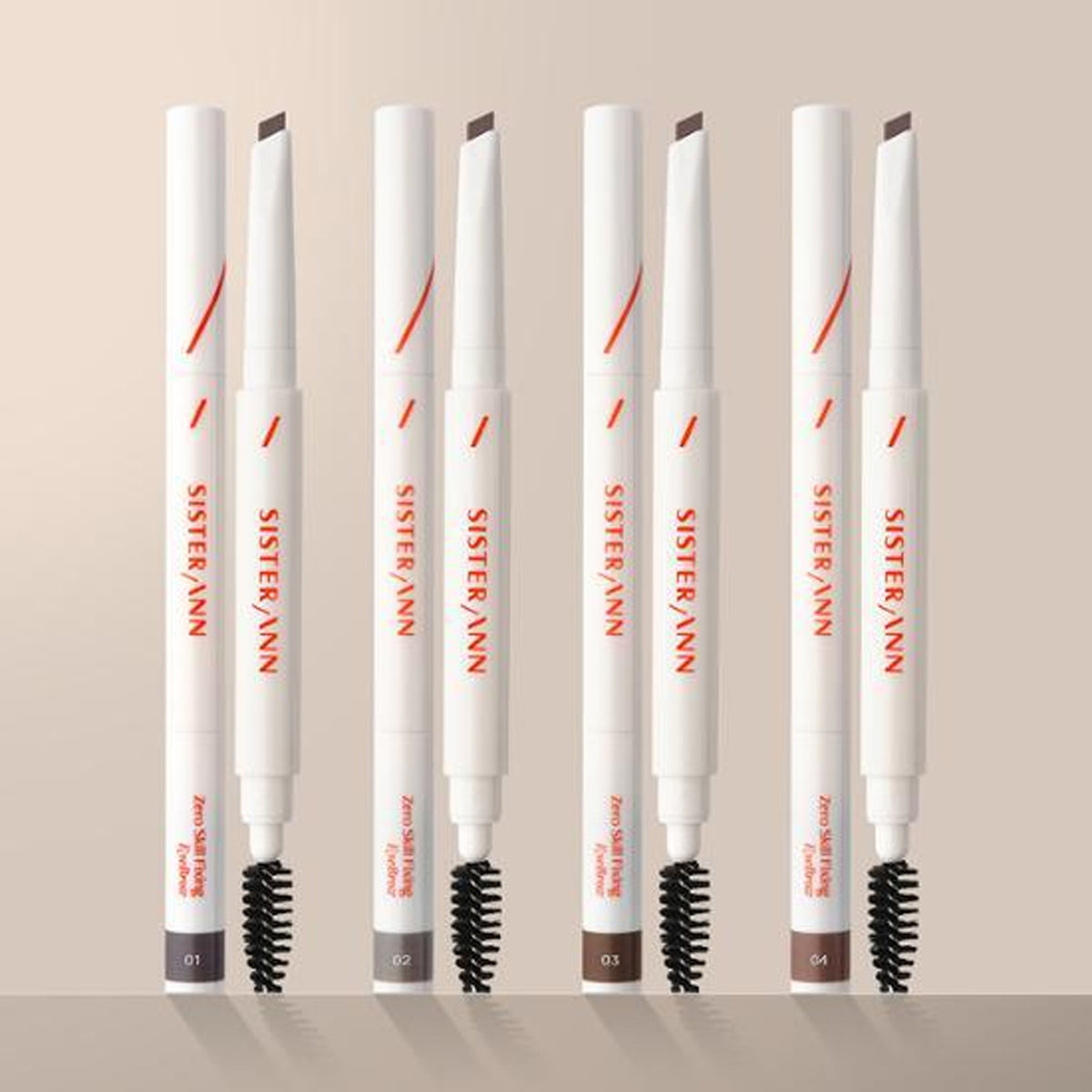 SISTER ANN Zero Skill Fixing Eyebrow 0.2g 4 colors