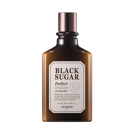 SKINFOOD Black Sugar Perfect Emulsion 2x para hombres 180ml