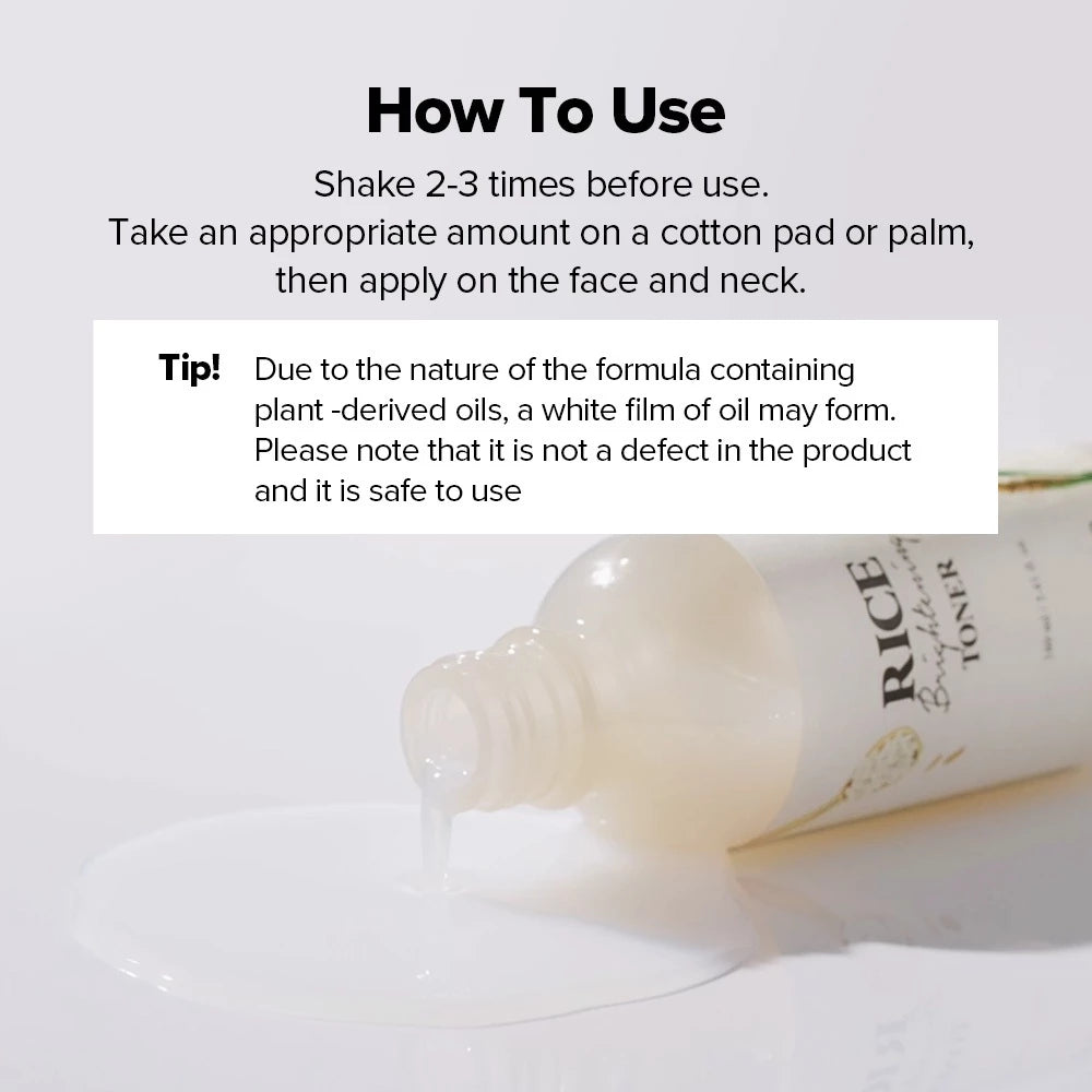 SKINFOOD Tóner de brillo de arroz 160 ml