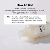 SKINFOOD Tóner de brillo de arroz 160 ml