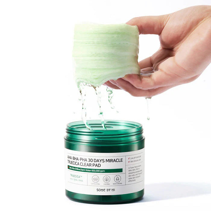 SOME BY MI AHA BHA PHA 30 Days Miracle Truecica Clear Pad 125ml 70ea