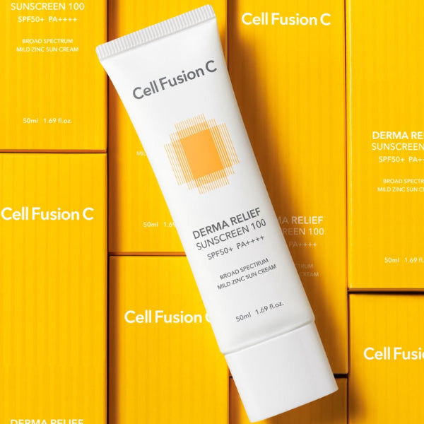Cell Fusion C Derma Relief Sunscreen SPF50+ PA++++ 50ml