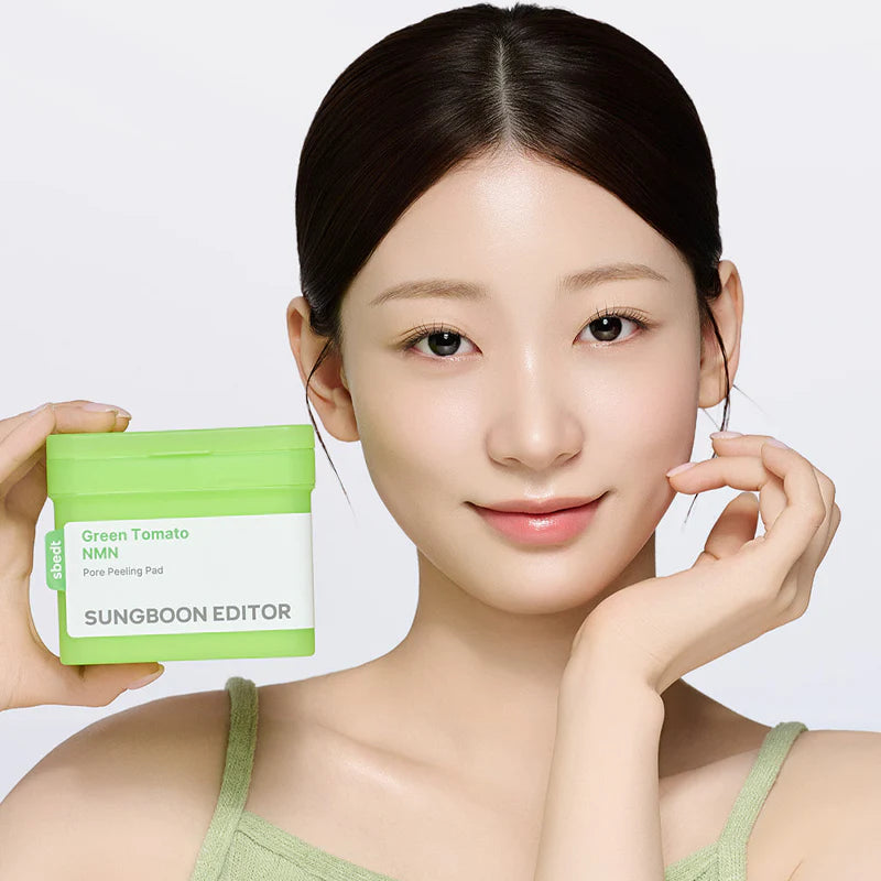 SUNGBOON EDITOR Green Tomato NMN Pore Peeling Pads (60 Pads)