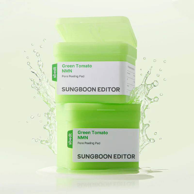 SUNGBOON EDITOR Green Tomato NMN Pore Peeling Pads (60 Pads)