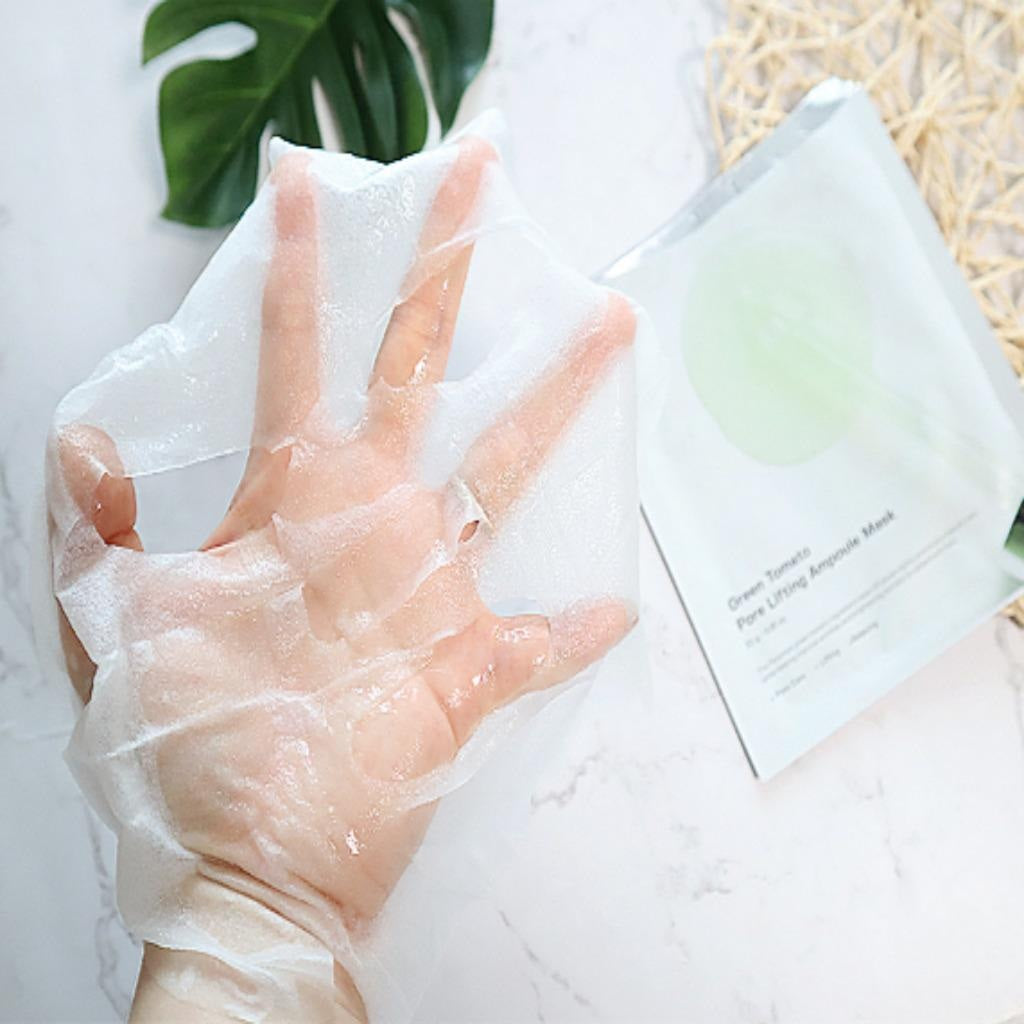 SUNGBOON EDITOR Green Tomato Pore Lifting Ampoule Mask 23g