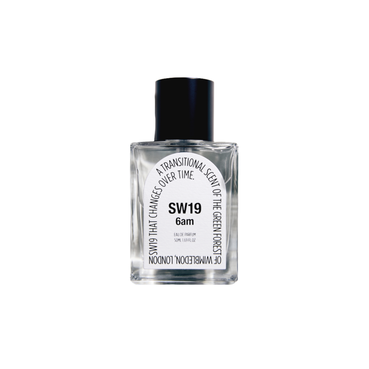 The SW19 6am Eau de Parfum is a fragrance designed to provide a sophisticated and enduring scent experience.