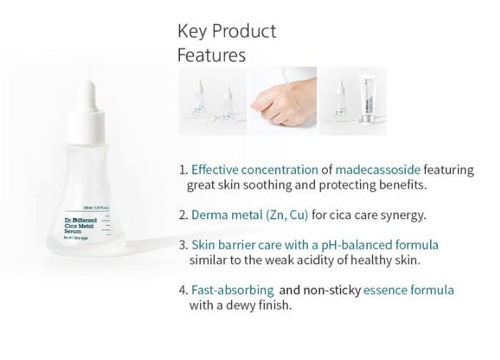 Dr.Different Cica Metal Serum 30ml - DODOSKIN