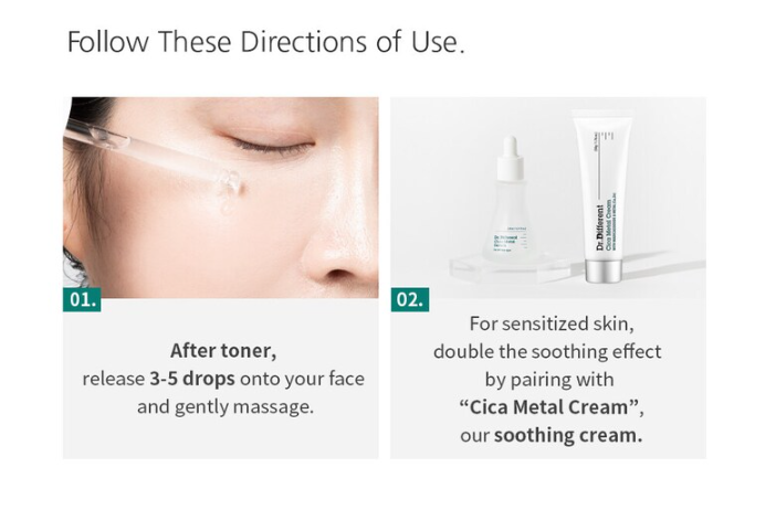 Dr.Different Cica Metal Serum 30ml - DODOSKIN