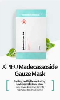 A'PIEU Madecassoside Gauze Mask 25g (5ea/10ea) - DODOSKIN
