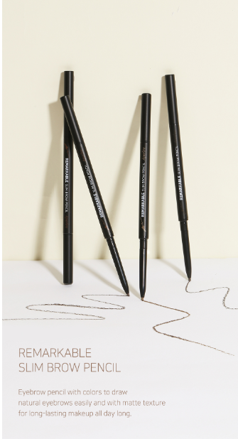 (Matthew) Aperire Remarkable Slim Brow Pencil 0.08g - 3 Colors - DODOSKIN