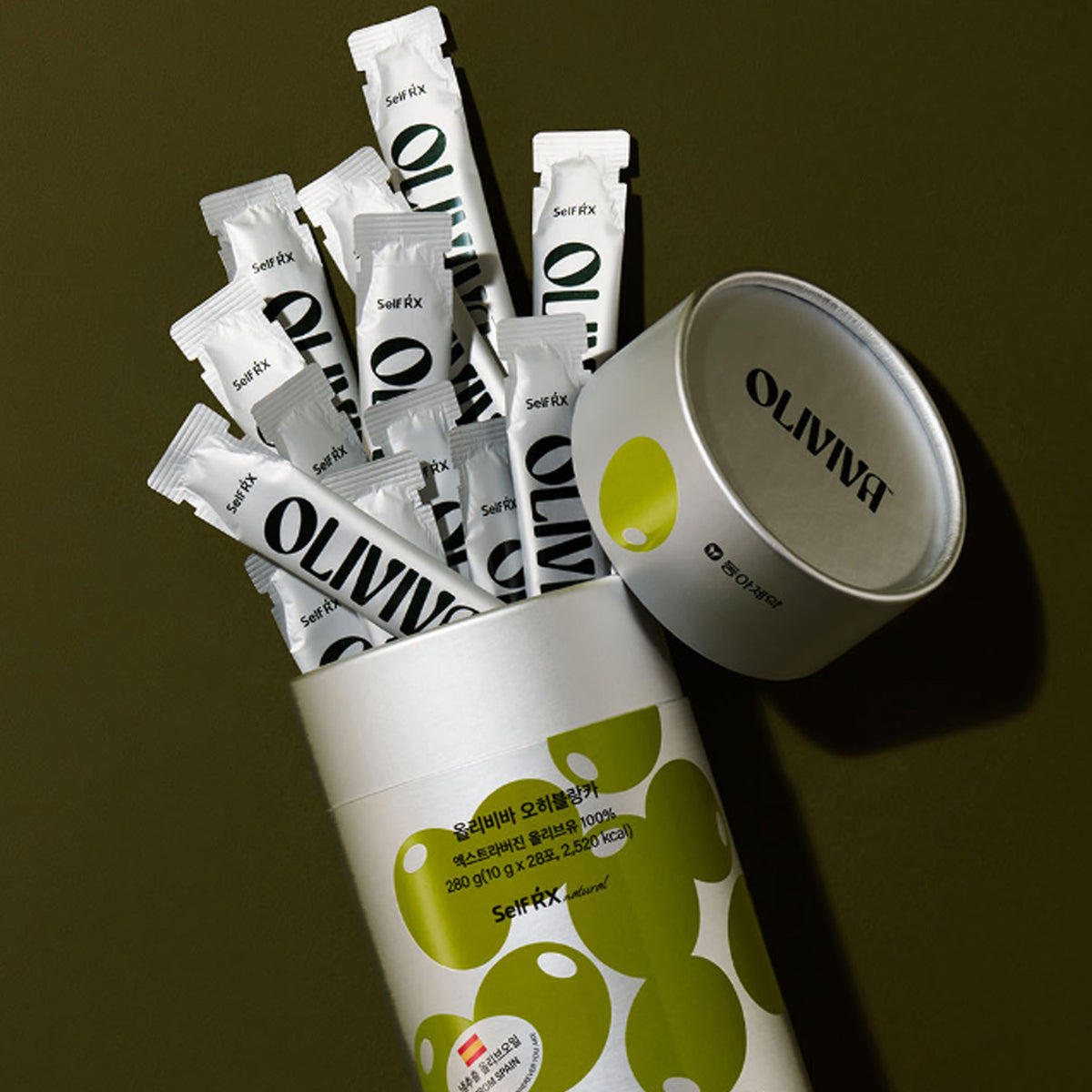 SelfRX Oliviva Hojiblanca Extra Virgin Olive Oil (10g x 28 Packets)