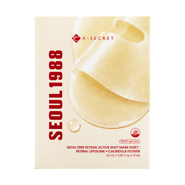 K-SECRET SEOUL 1988 Retinal Active Shot Mask 25ml 10ea