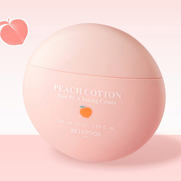 SKINFOOD Peach Cotton Zinc PCA Toning Cream 50ml