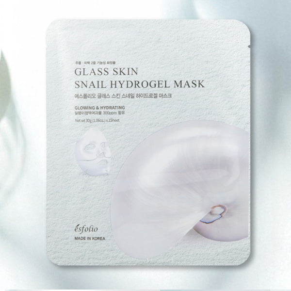 esfolio Glass Skin Snail Hydrogel Mask 30g*5ea