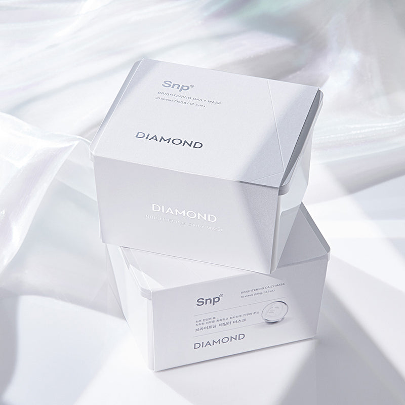 Snp Diamond Brightening Daily Mask 30 Sheets