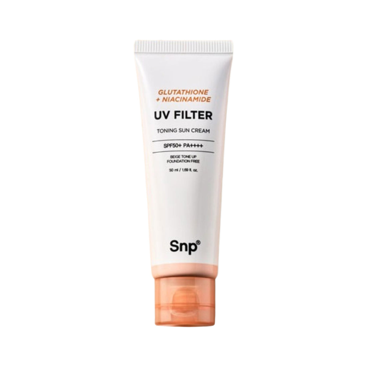 SNP Glutatión Niacinamida Filtro UV Toning Sun Cream 50ml