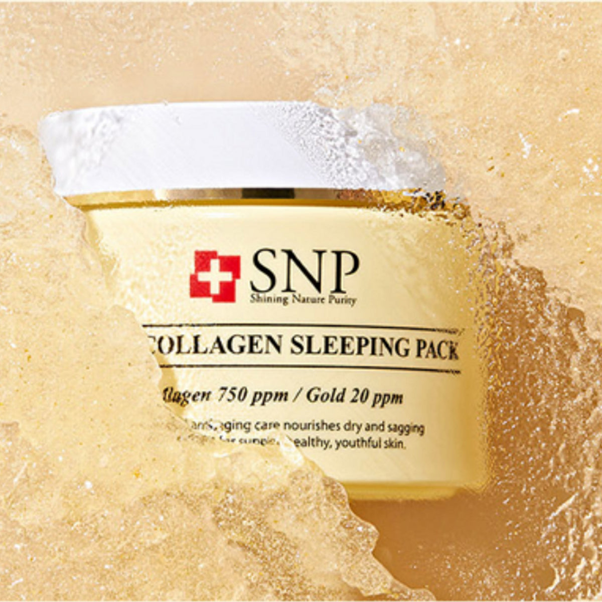 Snp Gold Collagen Sleeping Pack 100g