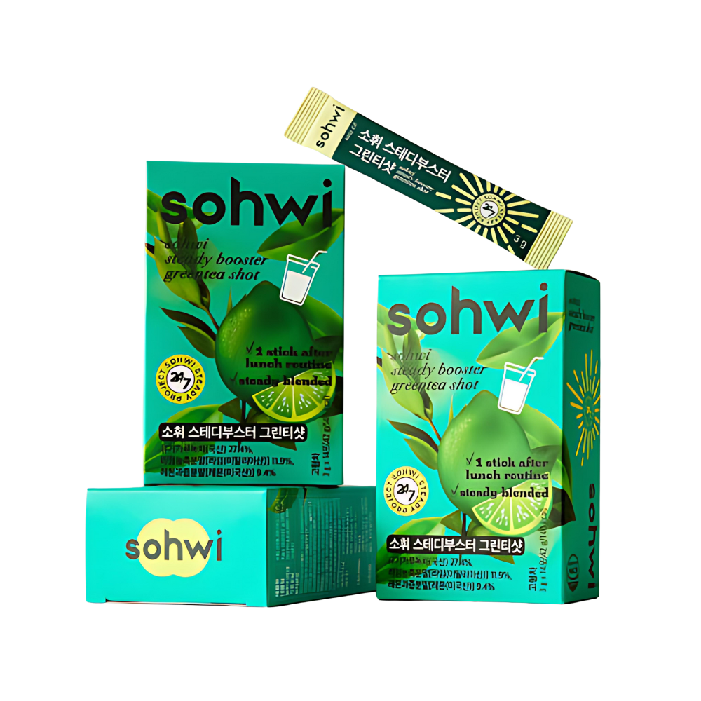 Sohwi Steady Booster Green Tea Shot – 6-Week Supply