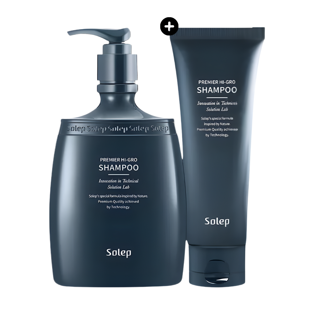 Solep Premier Hi-Gro Shampoo 300ml+100ml Set