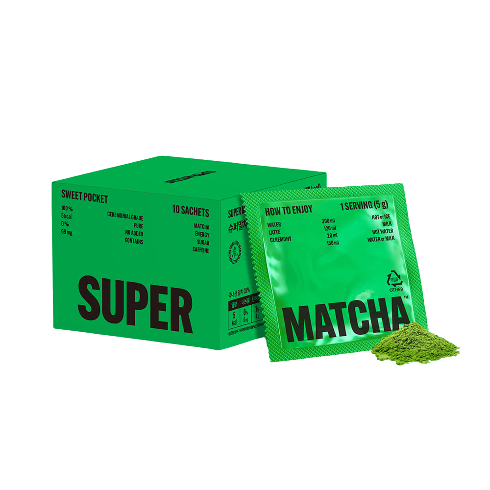 SUPER MATCHA Pocket 3-Set (Pick 1 out of 2 Types) - 30 Pockets Total