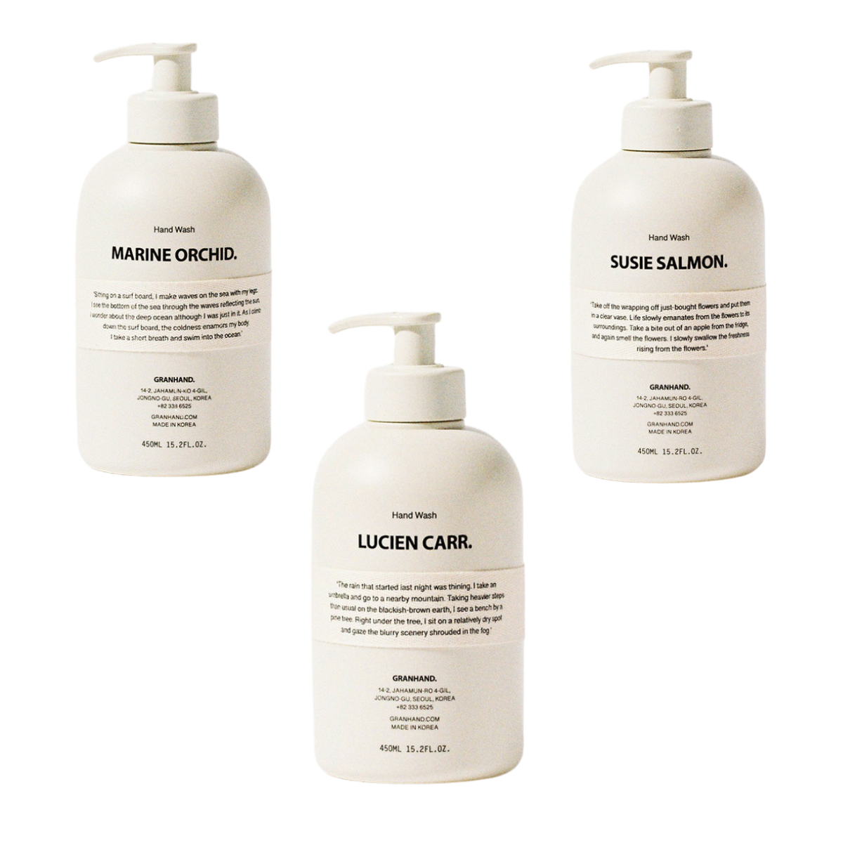 (Matt) GRANHAND. Hand Wash 450ml - DODOSKIN