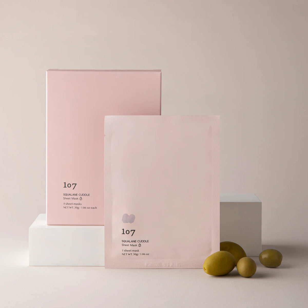 ONEOSEVEN Squalane Cuddle Sheet Mask 30g * 5ea - DODOSKIN