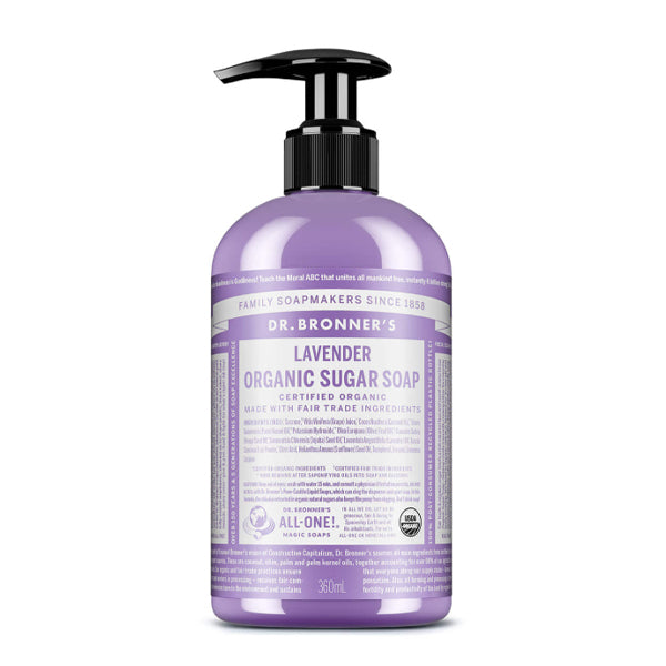 DR.BRONNER'S Lavender Organic Sugar Soap 360ml