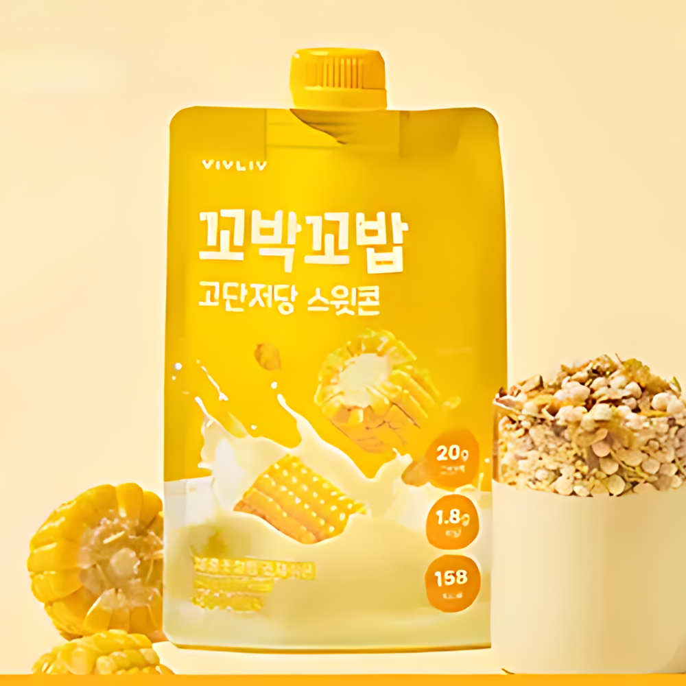 VIVLIV KKOBAK KKOBAB SCHACHO DE SUGAR BAJO PROTEINES - 40G × 7 (elija 1 de 6 sabores)