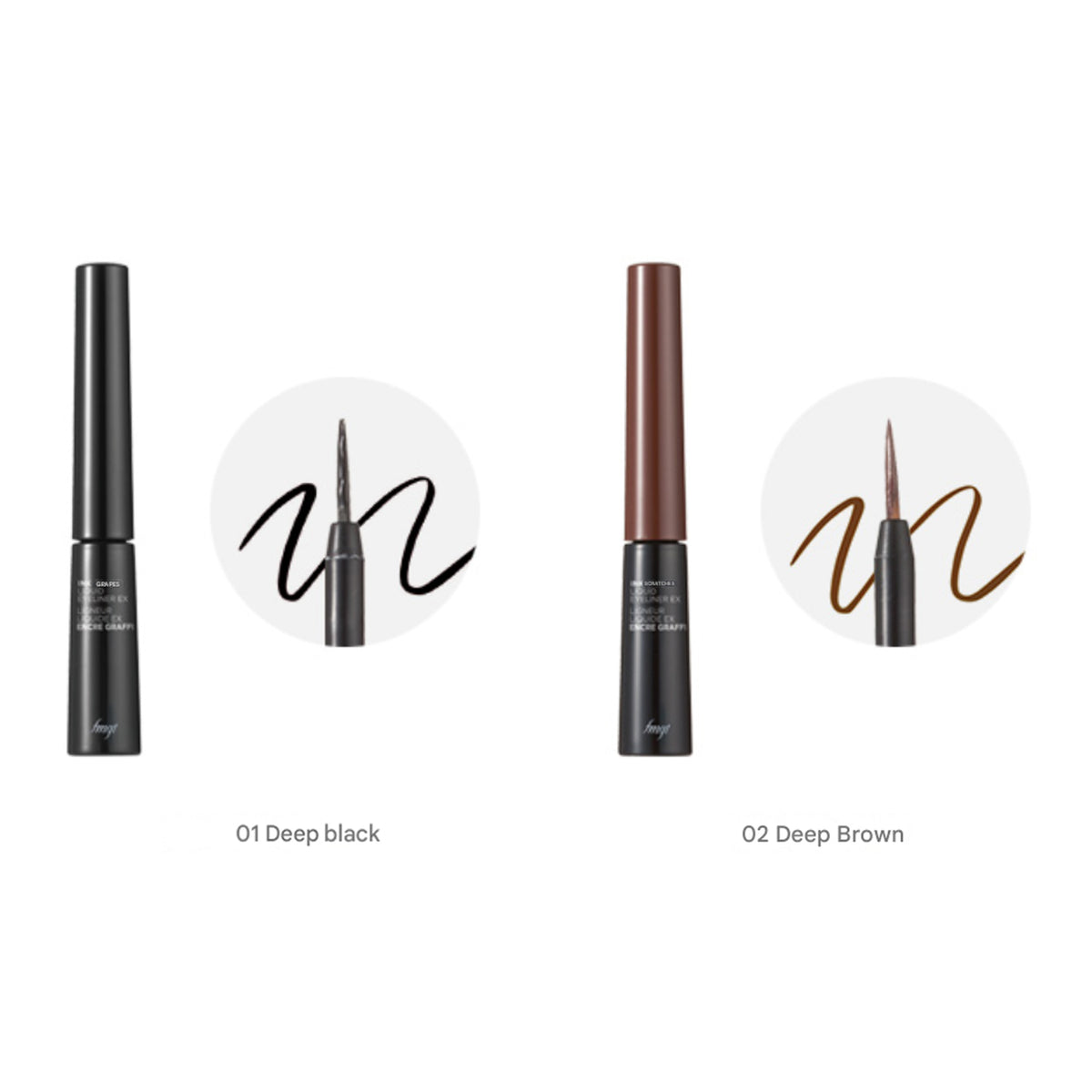 THE FACE SHOP Ink Graffi Liquid Eyeliner Ex 5.5g 2 Colors