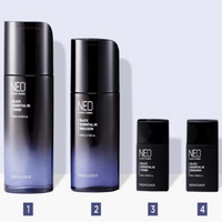 THE FACE SHOP Neo Classic Homme Black Essential Set (tóner 130 ml+emulsión 110 ml+tóner 30 ml+emulsión 30 ml)
