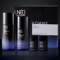 THE FACE SHOP Neo Classic Homme Black Essential Set (tóner 130 ml+emulsión 110 ml+tóner 30 ml+emulsión 30 ml)