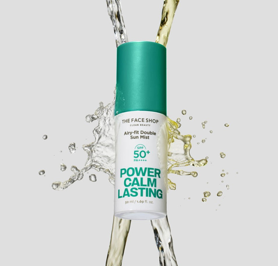THE FACE SHOP Power Calm-Lasting Airy Fit Double Sun Mist SPF 50+ PA++++ 50ml