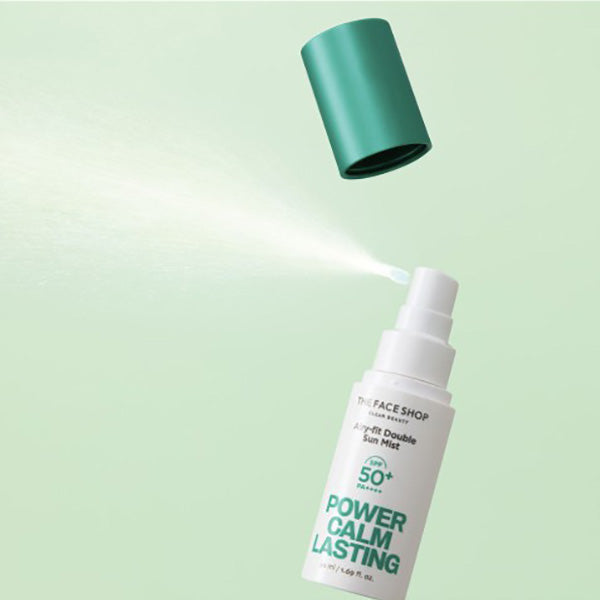 THE FACE SHOP Power Calm-Lasting Airy Fit Double Sun Mist SPF 50+ PA++++ 50ml