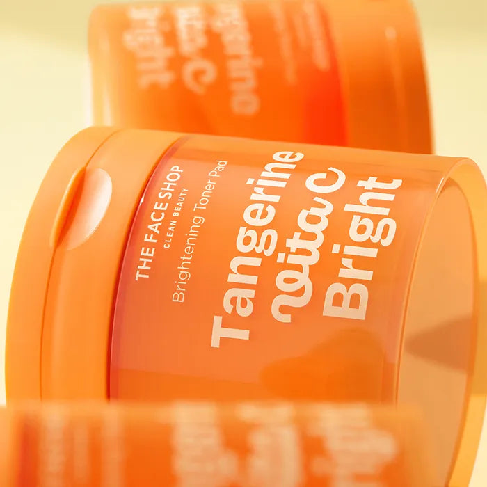 THE FACE SHOP Tangerine Vita C Brightening Toner Pads 180ml