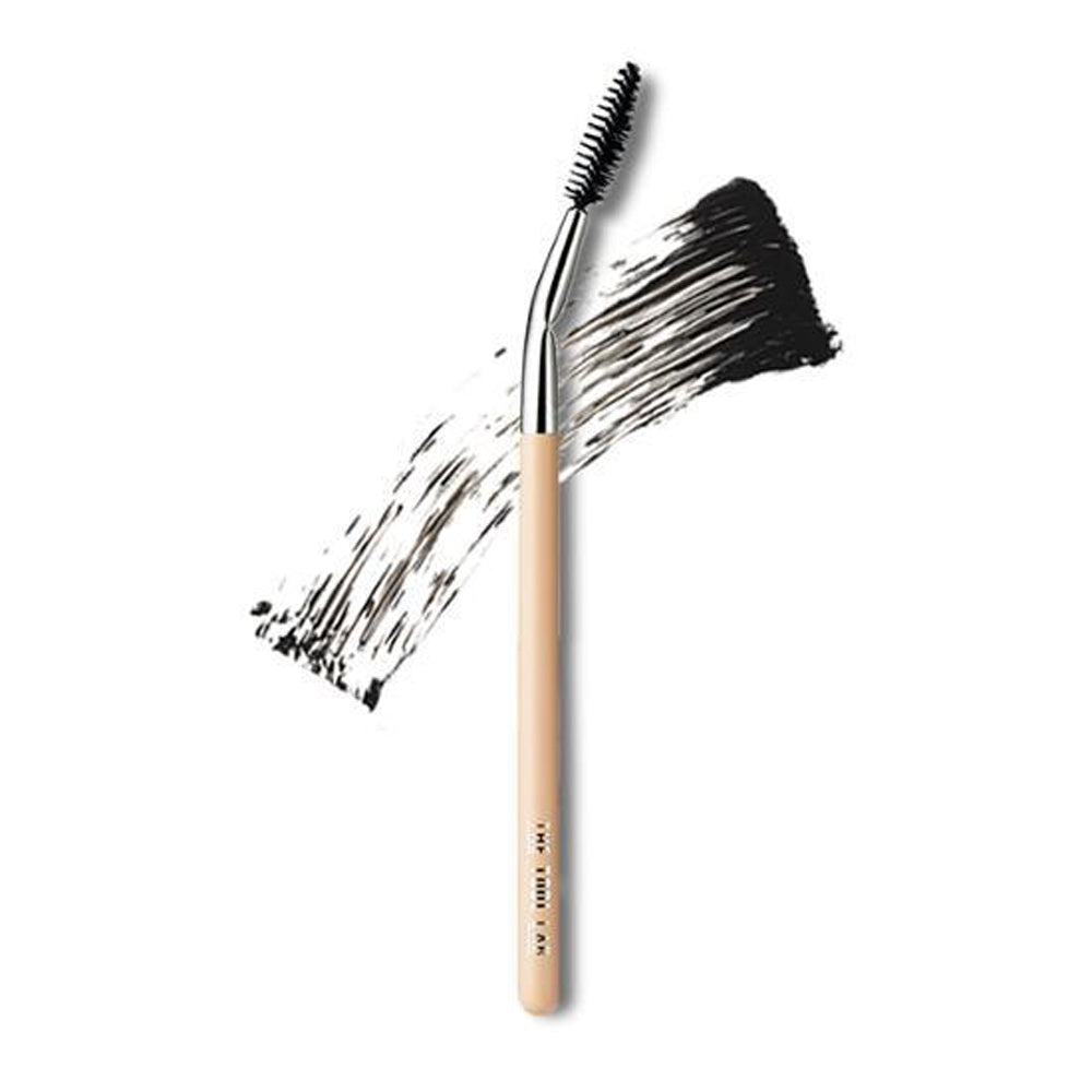 The TOOL LAB 208 Eyelash & Brow Brush is a specialized tool designed for precise grooming and styling of eyelashes and eyebrows.