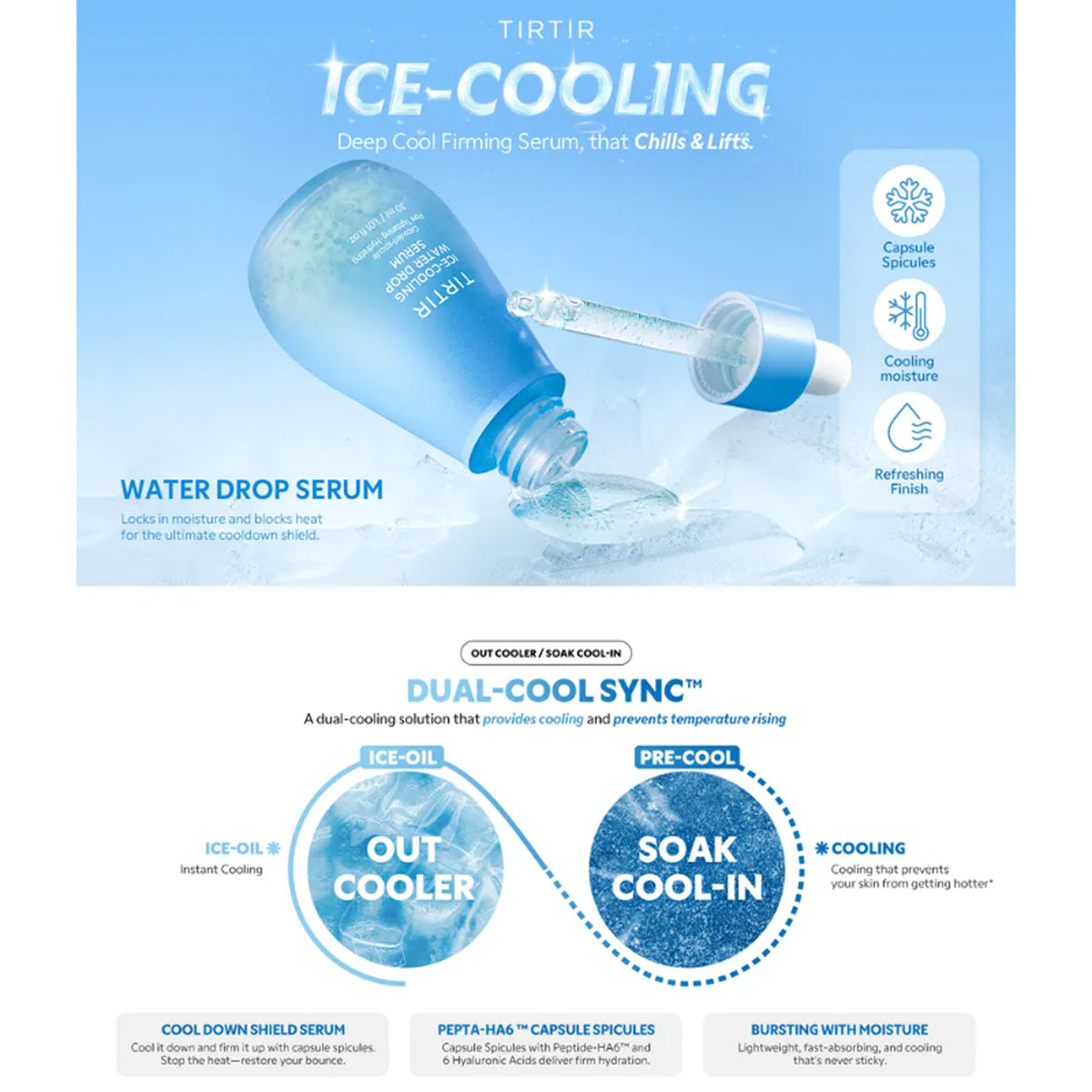 TIRTIR Ice-Cooling Water Drop Serum 30ml