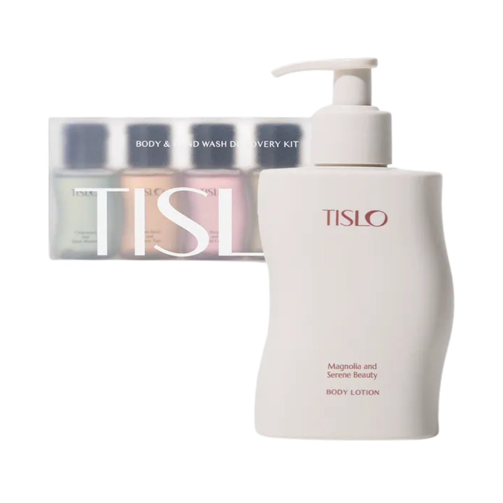 TISLO Body Lotion 330ml + Wash Discovery Set