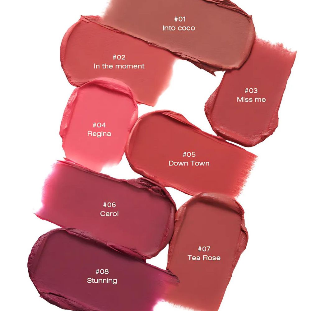 The richly pigmented formula provides intense color payoff with just one swipe, while its non-drying texture ensures your lips stay moisturized and smooth throughout the day.