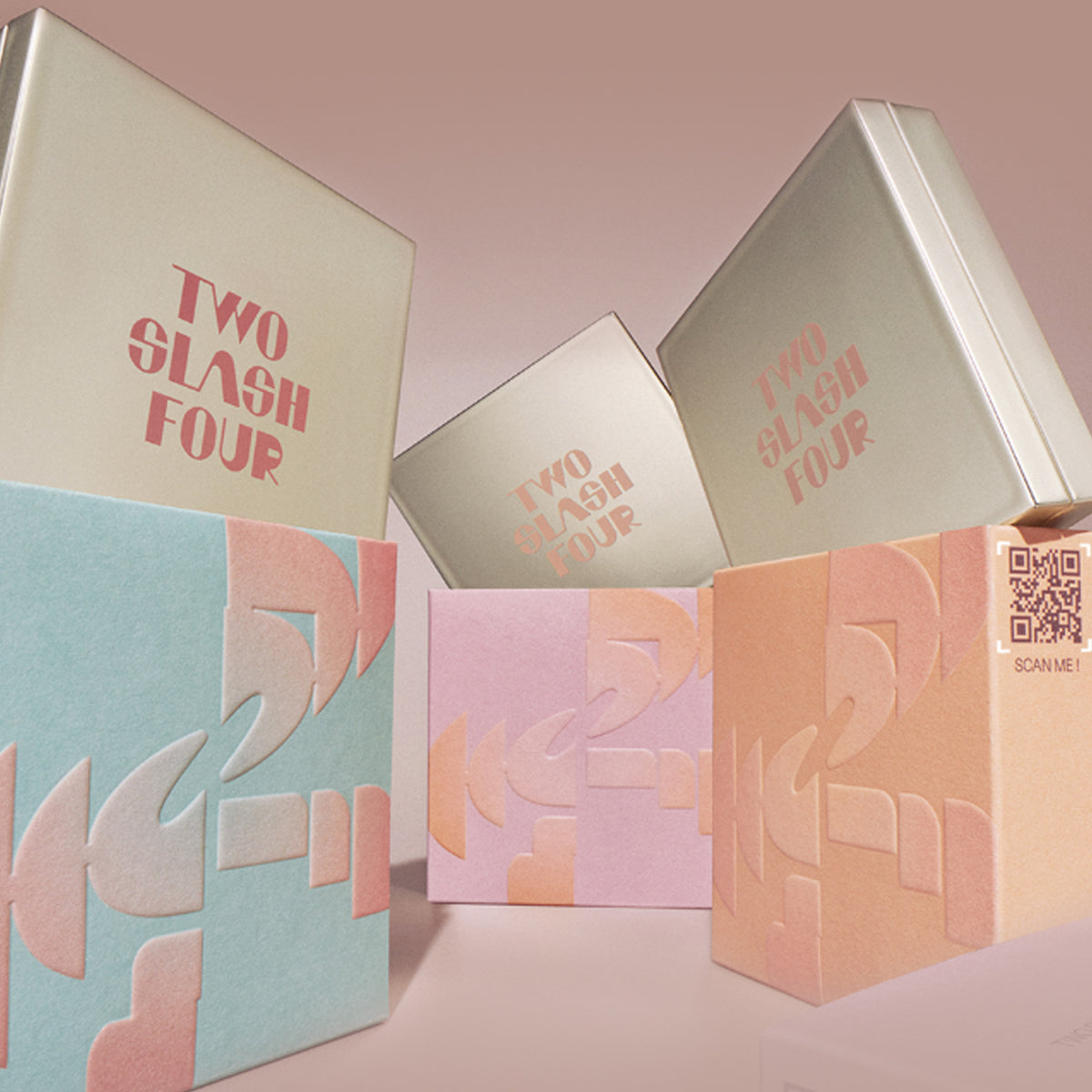 TWO SLASH FOUR All Over Face Blush 5.5g 3 colors