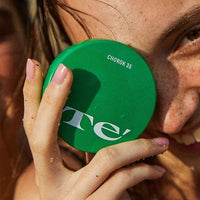 Te 'set chorok35 diario tono-up reenviar el cojín de sol original + rellenar 14g