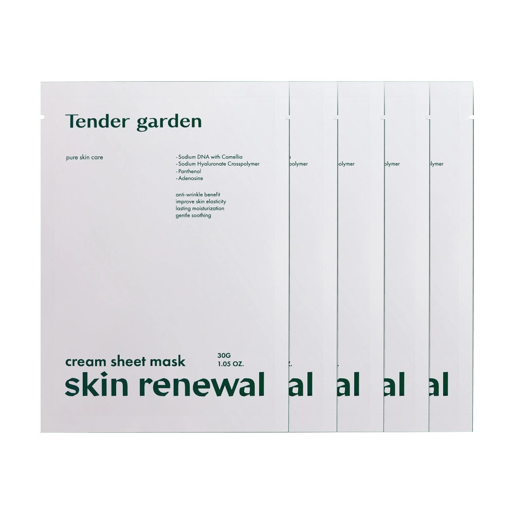Tender garden Skin Renewal Sheet Mask 30g 5ea