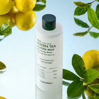 (Matt) TONYMOLY The Chok Chok Green Tea Lemon Mild Cleansing Water 300ml - DODOSKIN